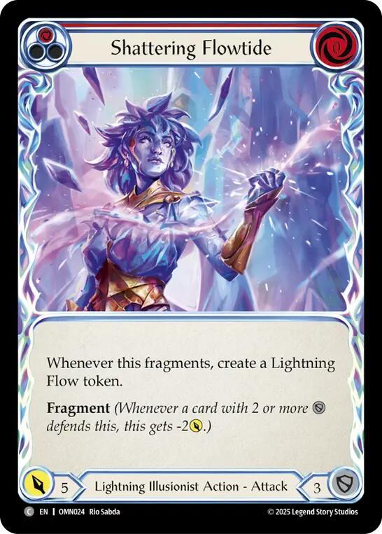 Shattering Flowtide (Red) card image