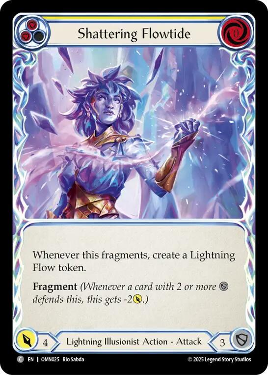 Shattering Flowtide (Yellow) card image