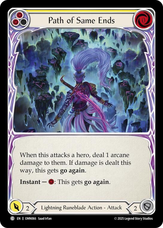 Path of Same Ends (Yellow) card image