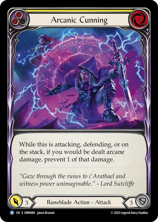 Arcanic Cunning (Yellow) card image