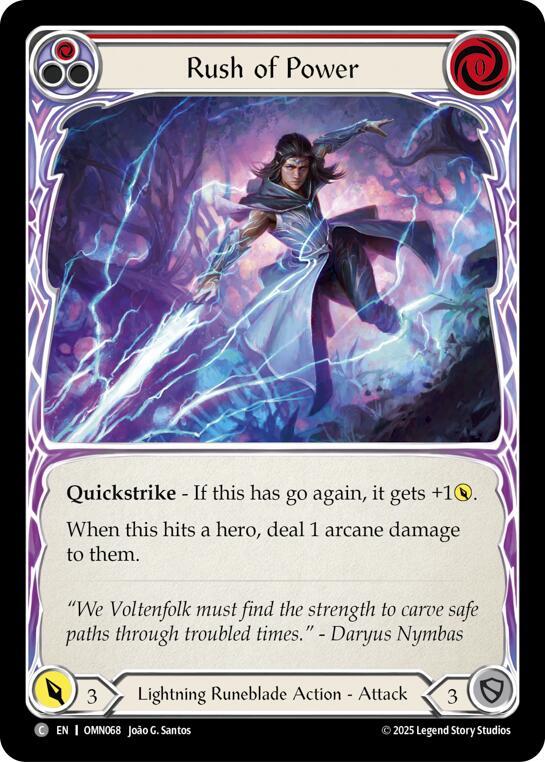 Rush Of Power (Red) card image