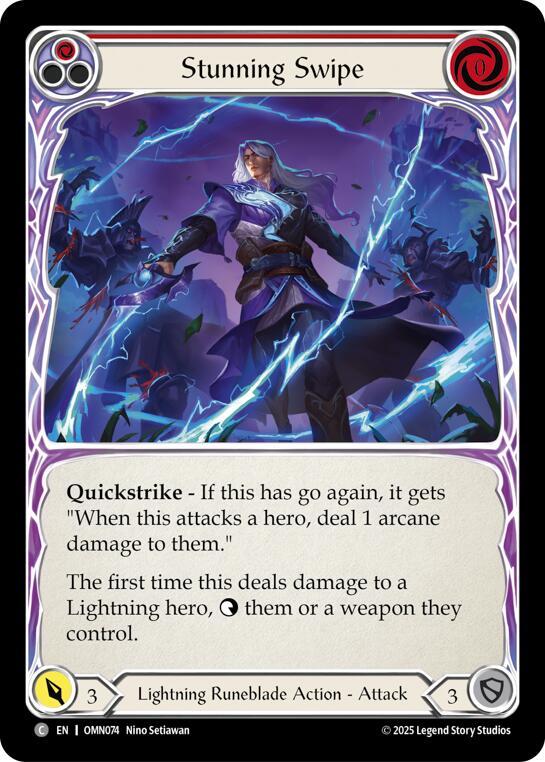 Stunning Swipe (Red) card image