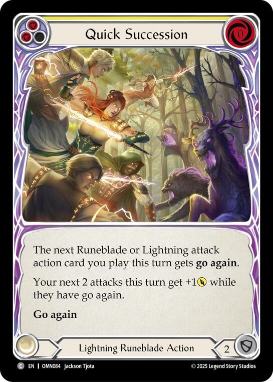 Quick Succession (Yellow) card image