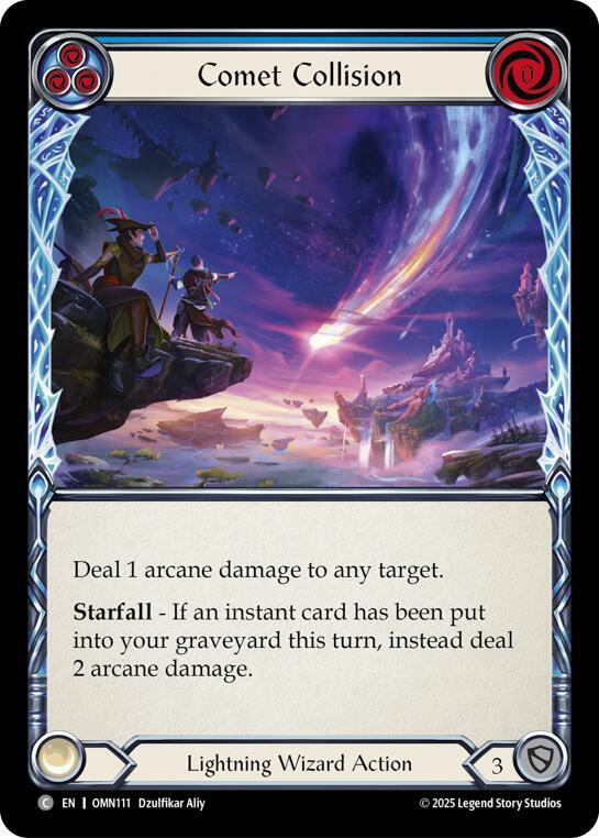 Comet Collision (Blue) card image