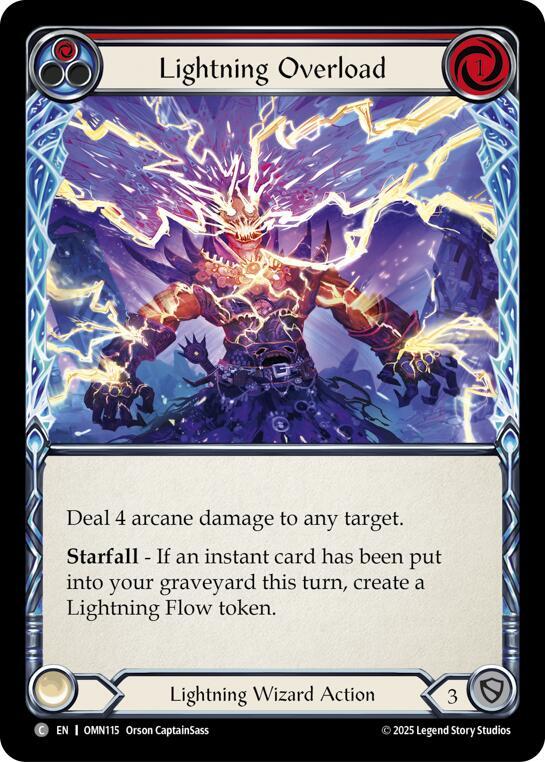 Lightning Overload (Red) card image