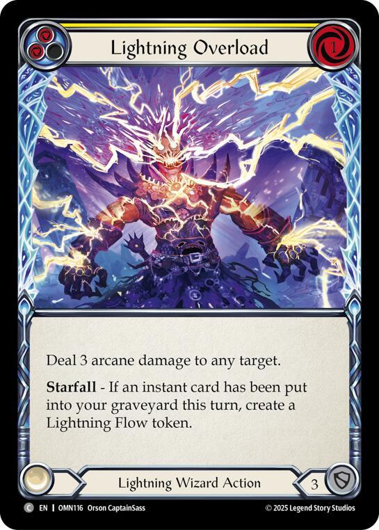 Lightning Overload (Yellow) card image
