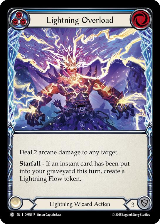 Lightning Overload (Blue) card image
