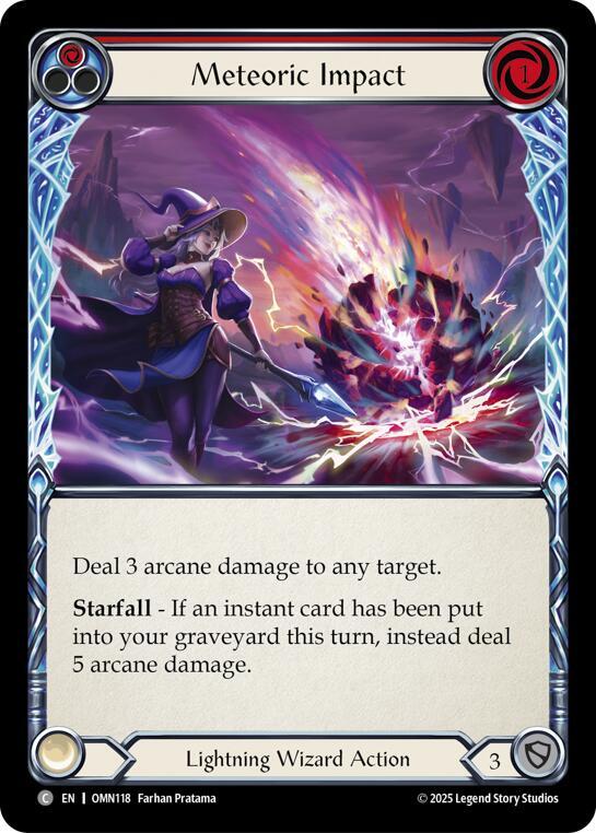 Meteoric Impact (Red) card image
