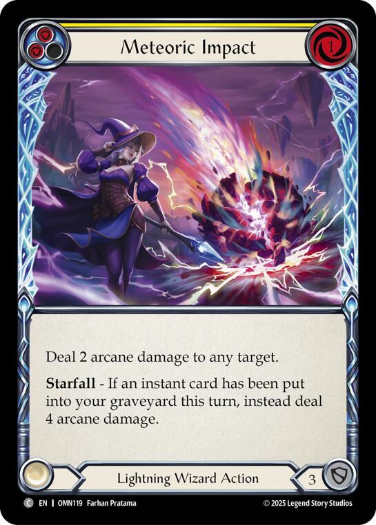 Meteoric Impact (Yellow) card image