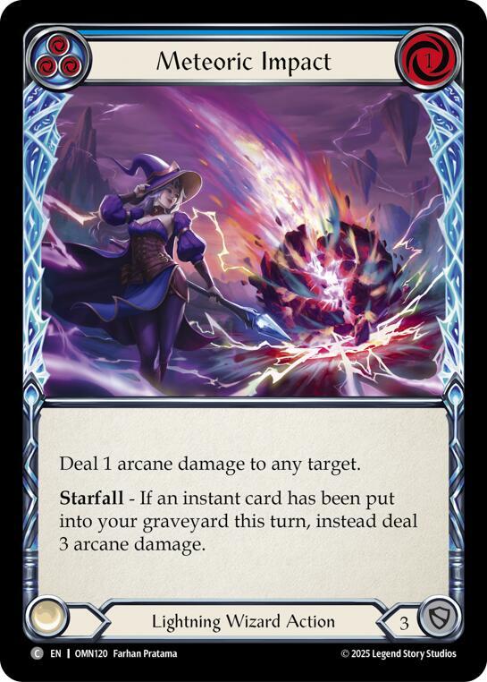 Meteoric Impact (Blue) card image