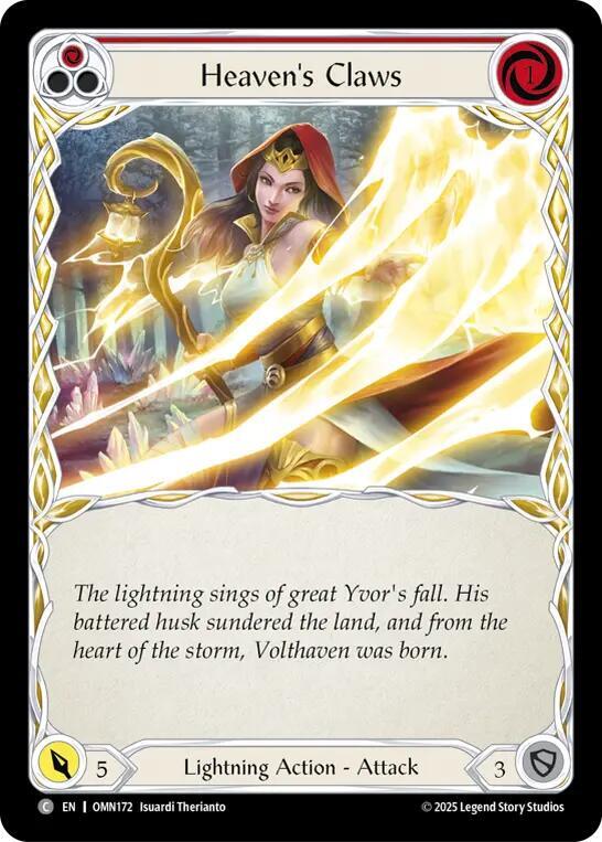 Heaven's Claws (Red) card image