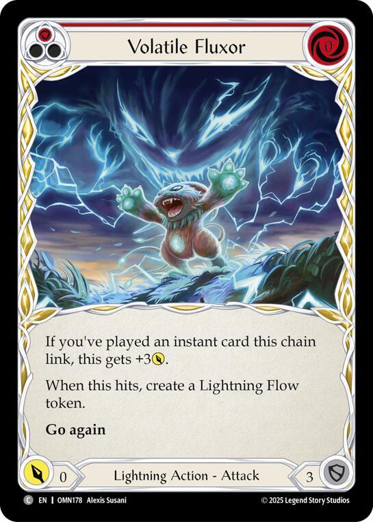 Volatile Fluxor (Red) card image