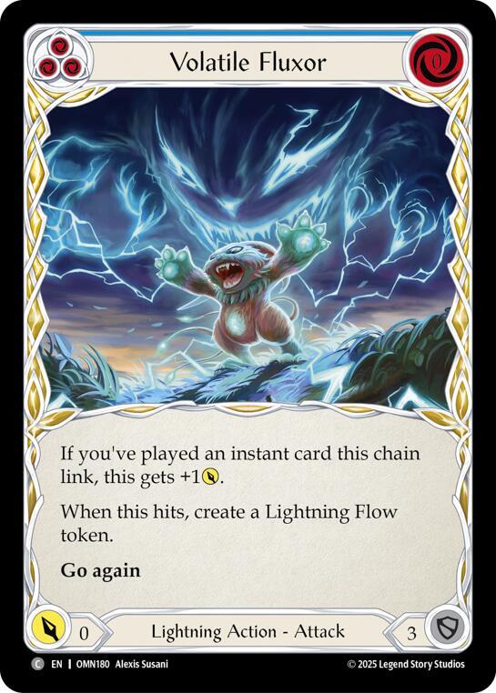 Volatile Fluxor (Blue) card image