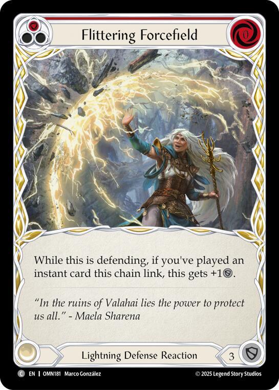 Flittering Forcefield (Red) card image