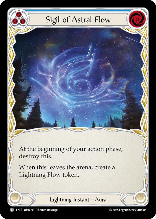 Sigil Of Astral Flow (Blue) card image