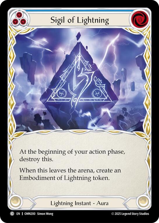 Sigil Of Lightning (Blue) card image