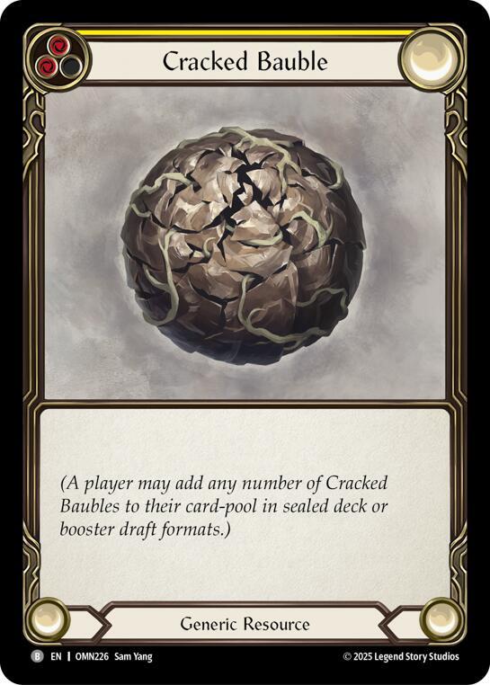 Cracked Bauble (Yellow) card image