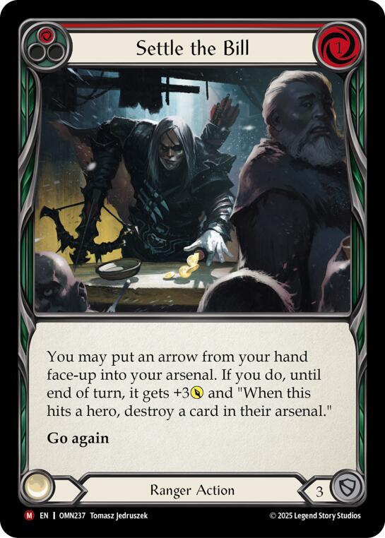 Settle The Bill (Red) card image