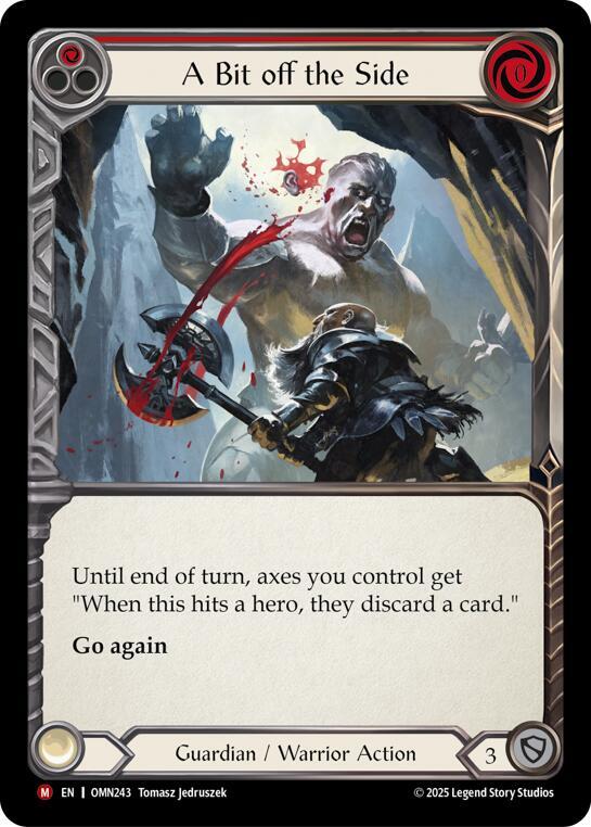 A Bit Off The Side (Red) card image