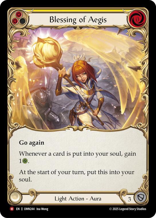 Blessing Of Aegis (Yellow) card image