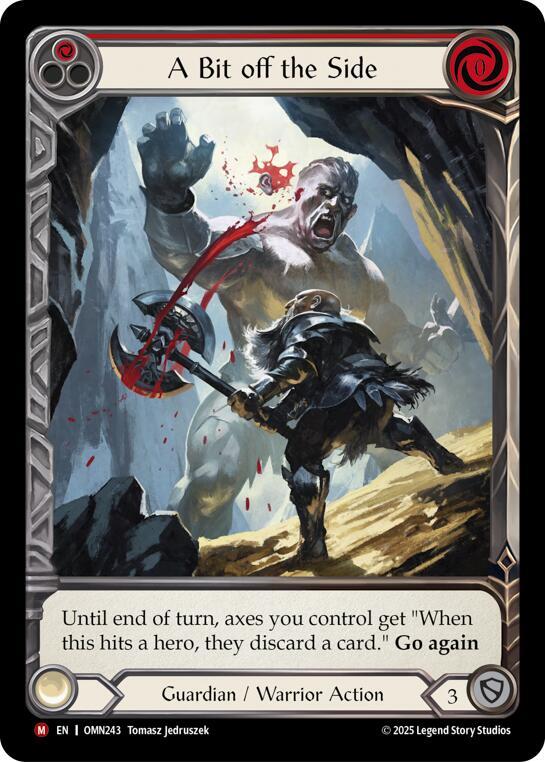 A Bit Off The Side (Red) (Extended Art) card image