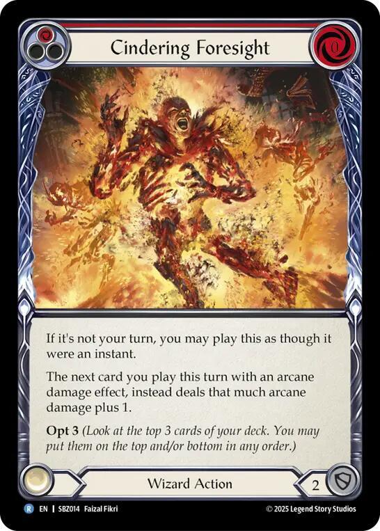Cindering Foresight (Red) card image