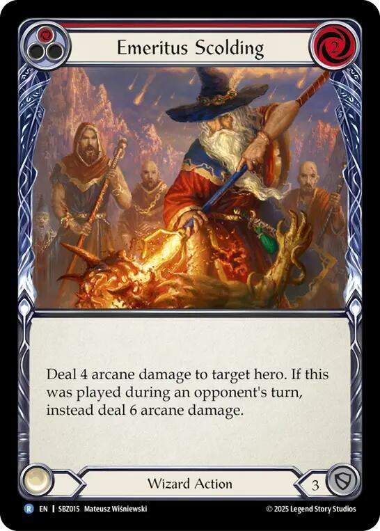 Emeritus Scolding (Red) card image