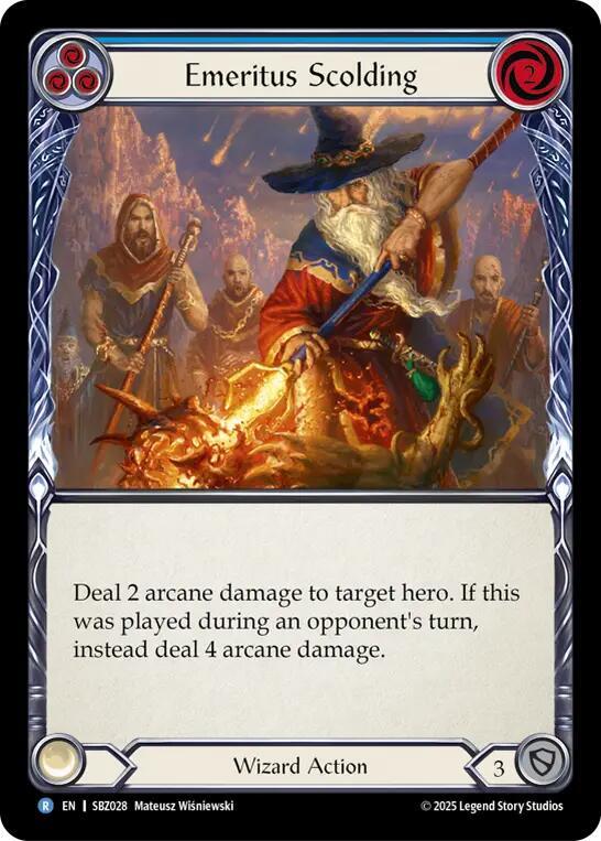 Emeritus Scolding (Blue) card image