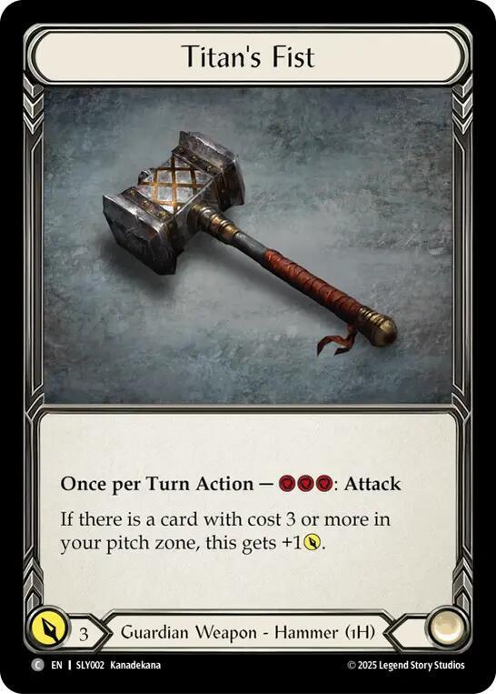 Titan's Fist card image