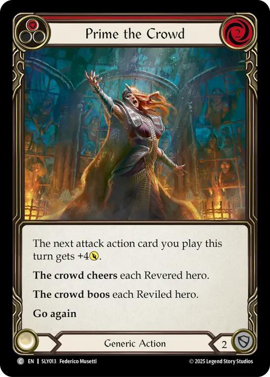 Prime the Crowd (Red) card image