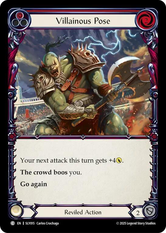 Villainous Pose (Red) card image