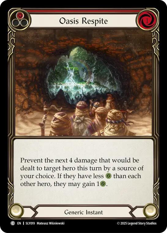 Oasis Respite (Red) card image