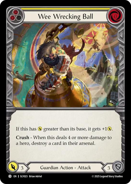 Wee Wrecking Ball (Yellow) card image