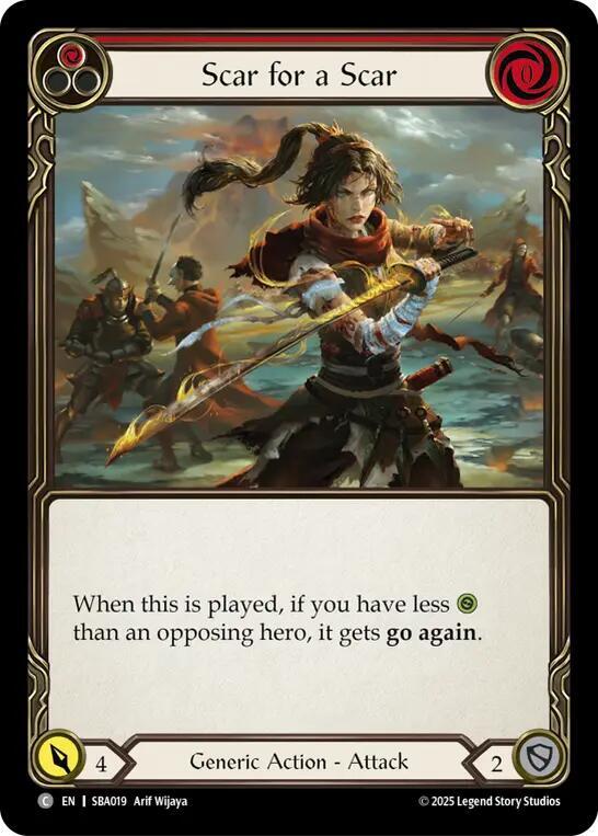Scar for a Scar (Red) card image