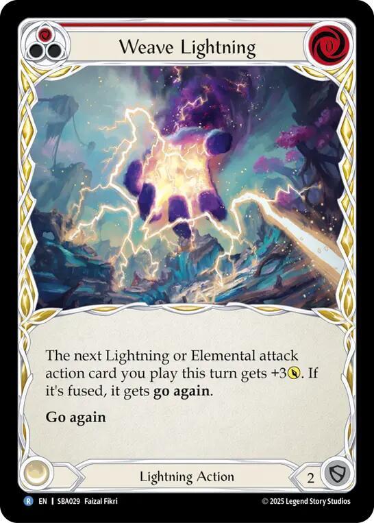 Weave Lightning (Red) card image