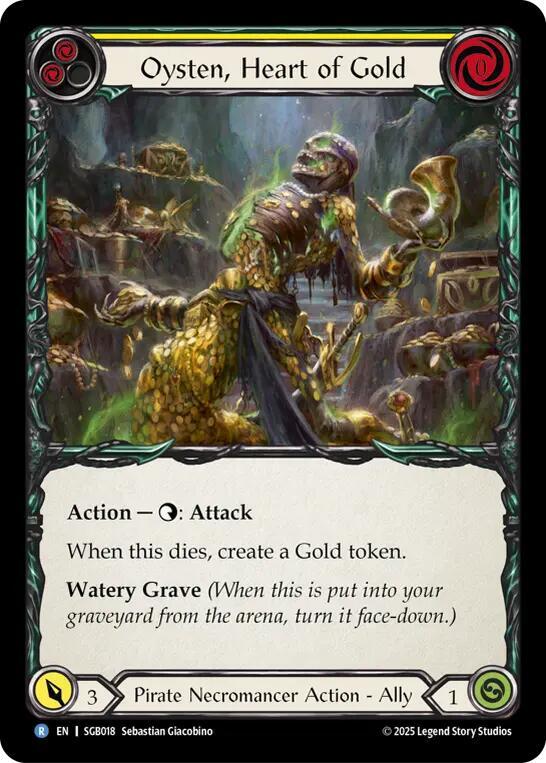 Oysten, Heart of Gold (Yellow) card image