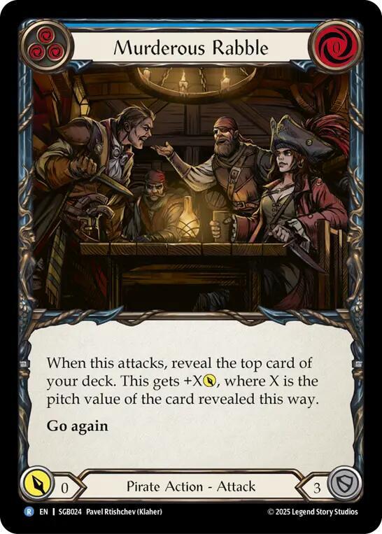 Murderous Rabble (Blue) card image