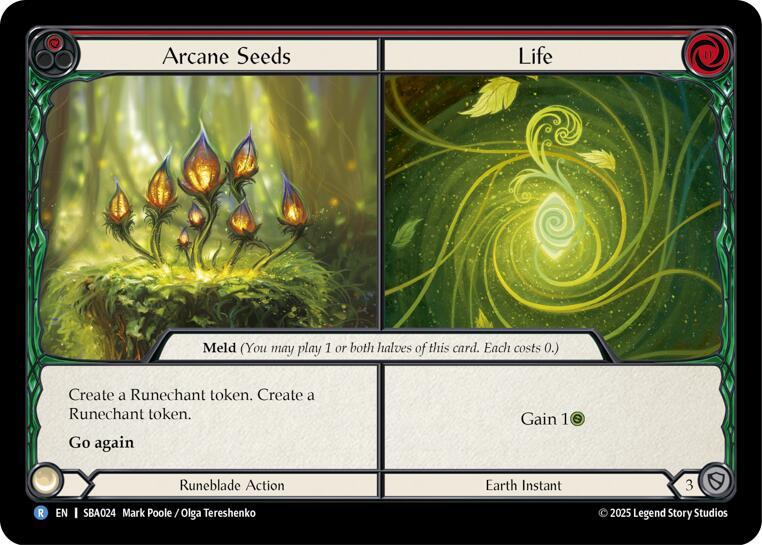 Arcane Seeds // Life card image