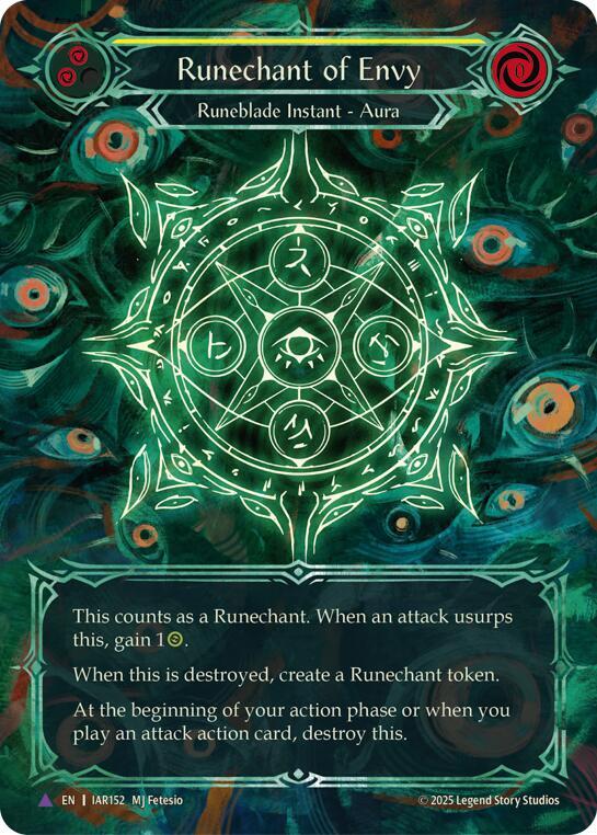 Runechant of Envy (Yellow)(Marvel) card image