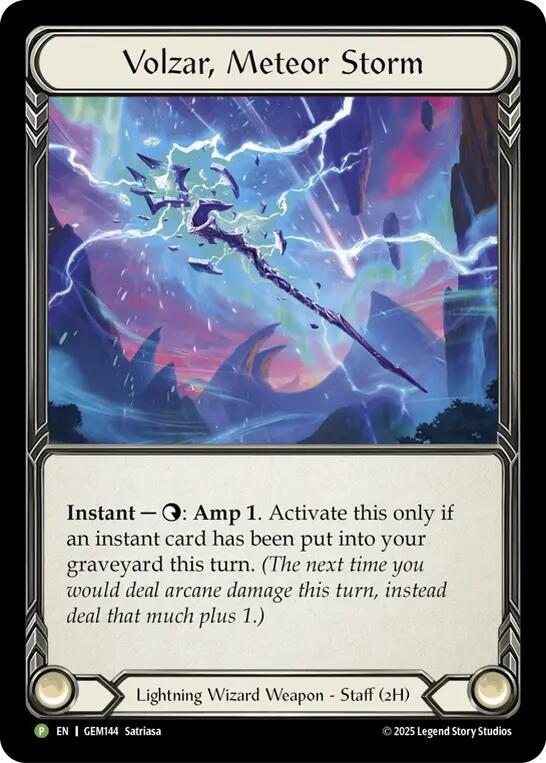 Volzar, Meteor Storm card image