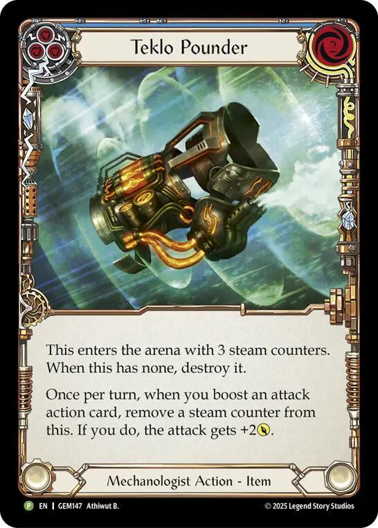 Teklo Pounder (Blue) card image