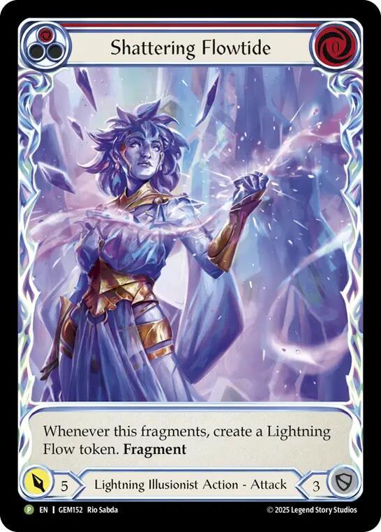 Shattering Flowtide (Red) card image
