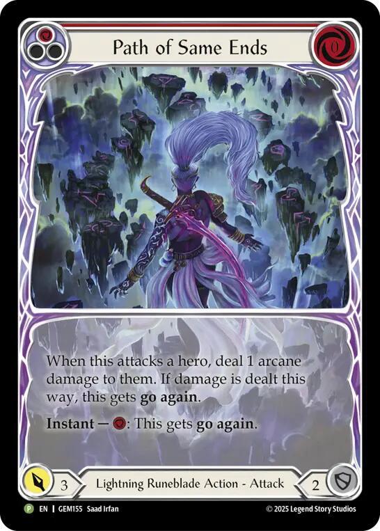 Path of Same Ends (Red) card image