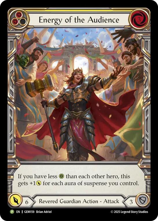 Energy of the Audience (Yellow) card image