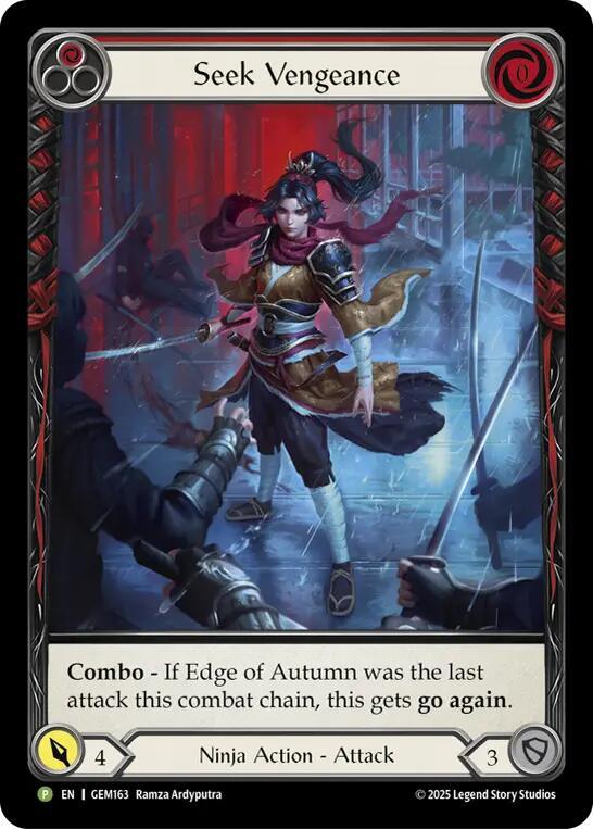 Seek Vengeance (Red) card image