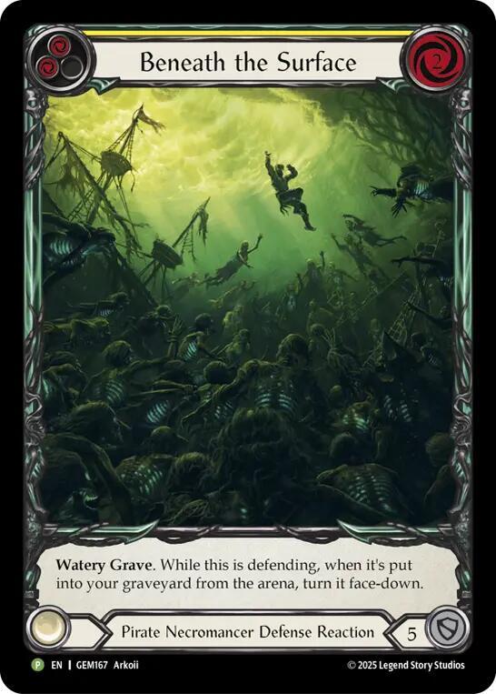 Beneath the Surface (Yellow) card image