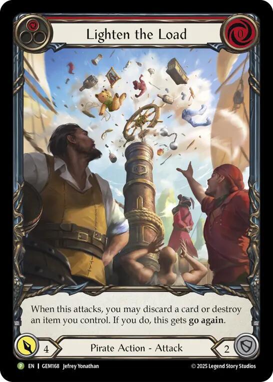 Lighten the Load (Red) card image