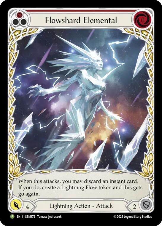 Flowshard Elemental (Red) card image