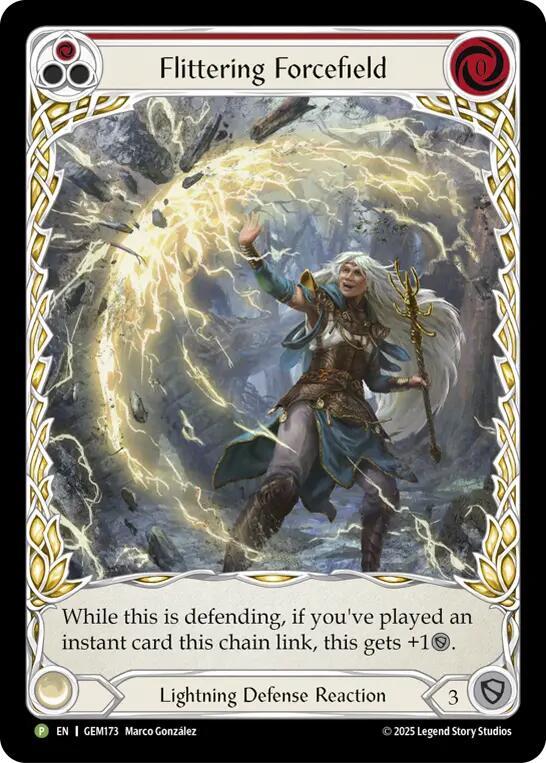 Flittering Forcefield (Red) card image