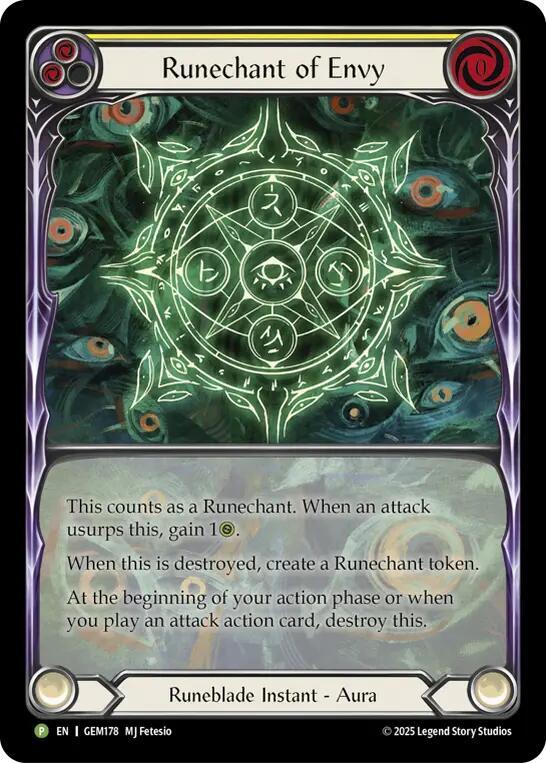 Runechant of Envy (Yellow) card image